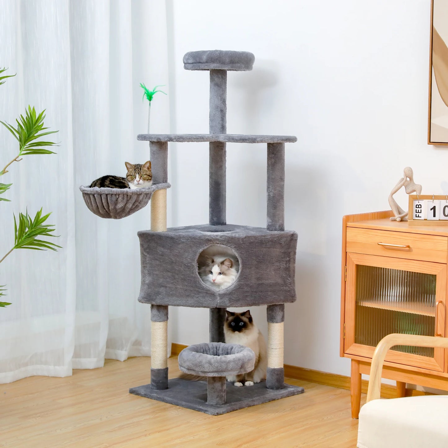 Multi-Level Cat Tree Tower