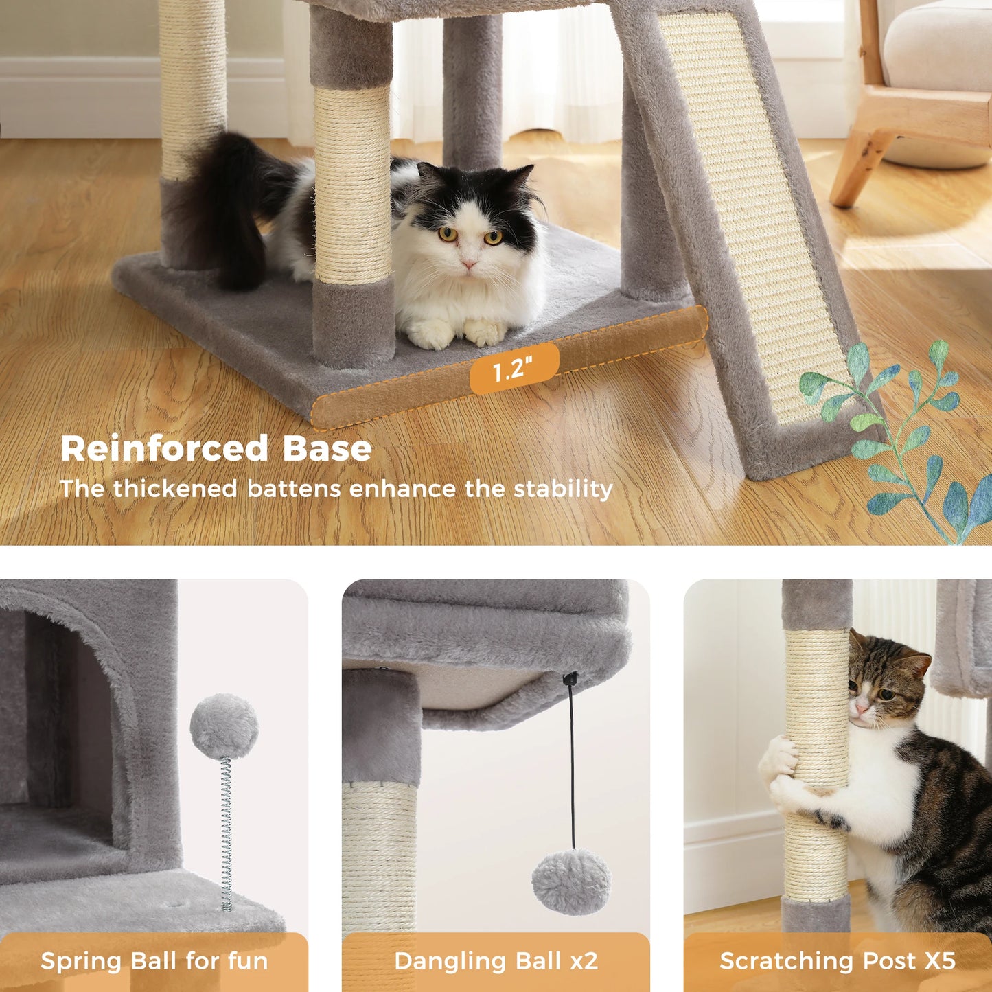 Multi-Level Cat Tree Tower