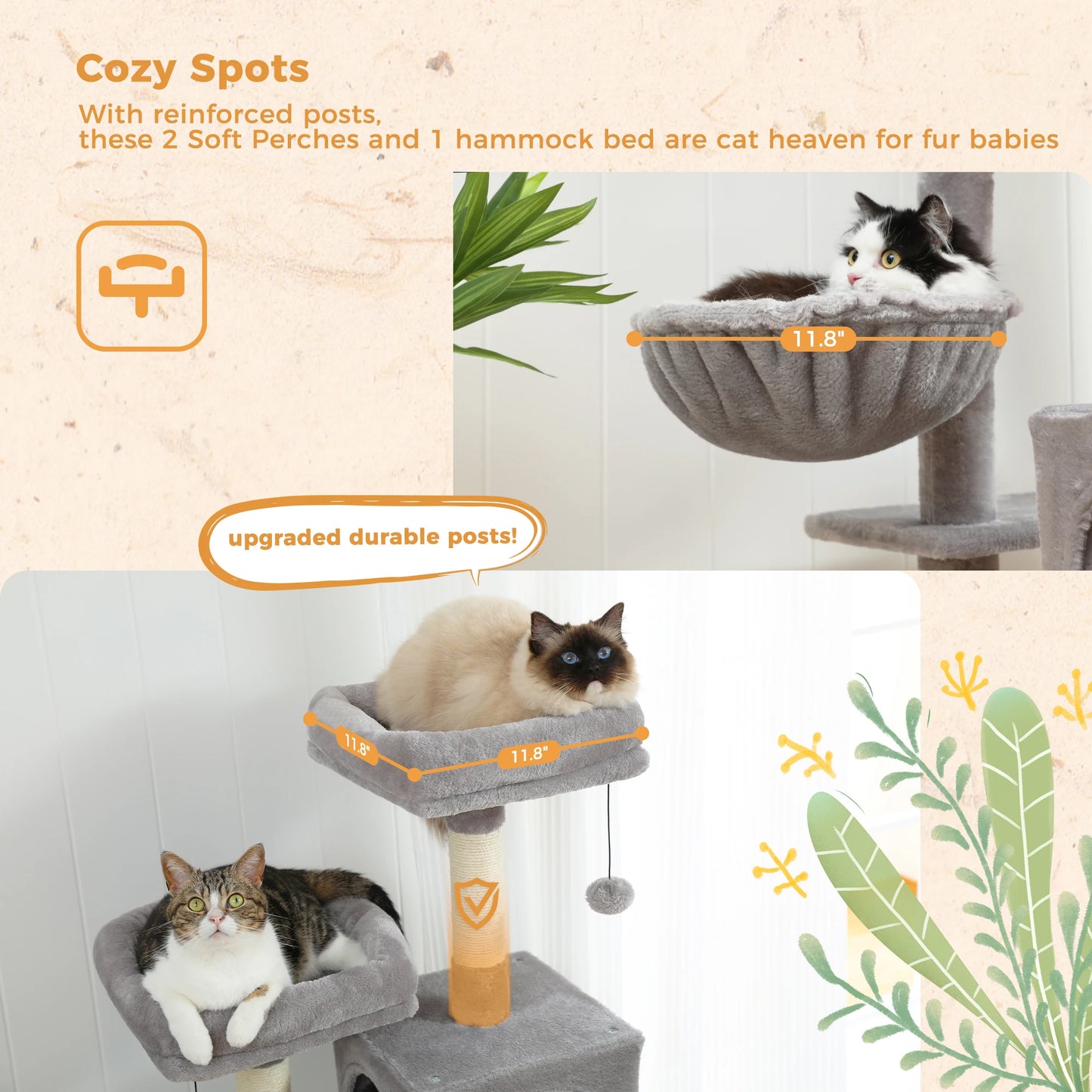 Multi-Level Cat Tree Tower