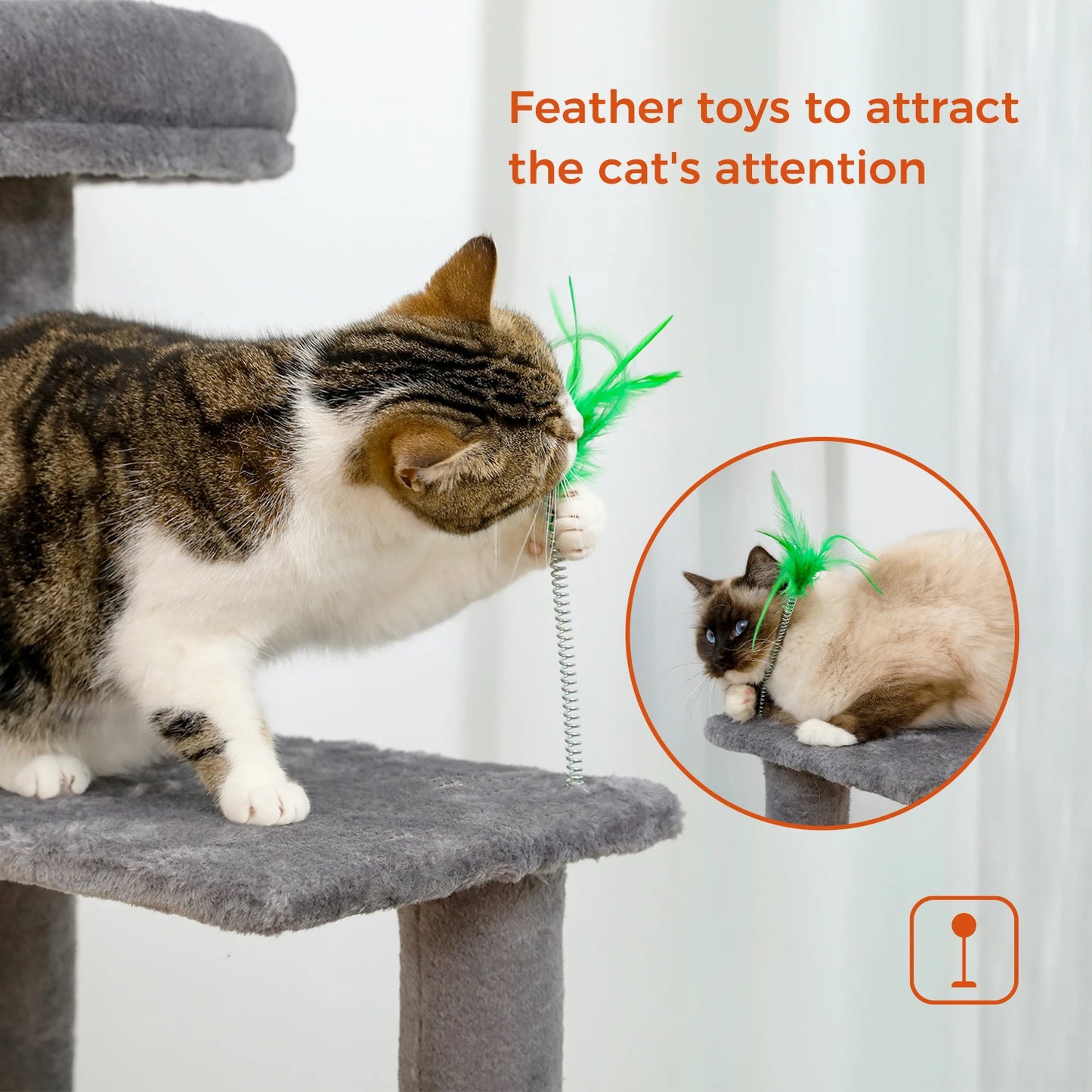 Multi-Level Cat Tree Tower