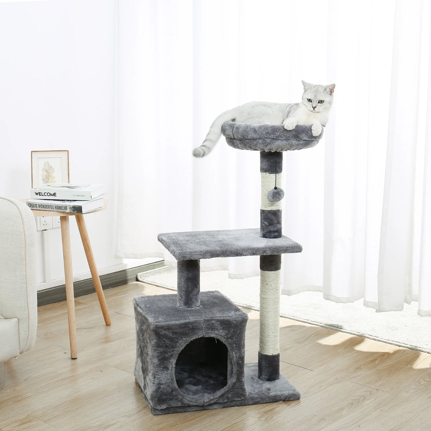Multi-Level Cat Tree Tower