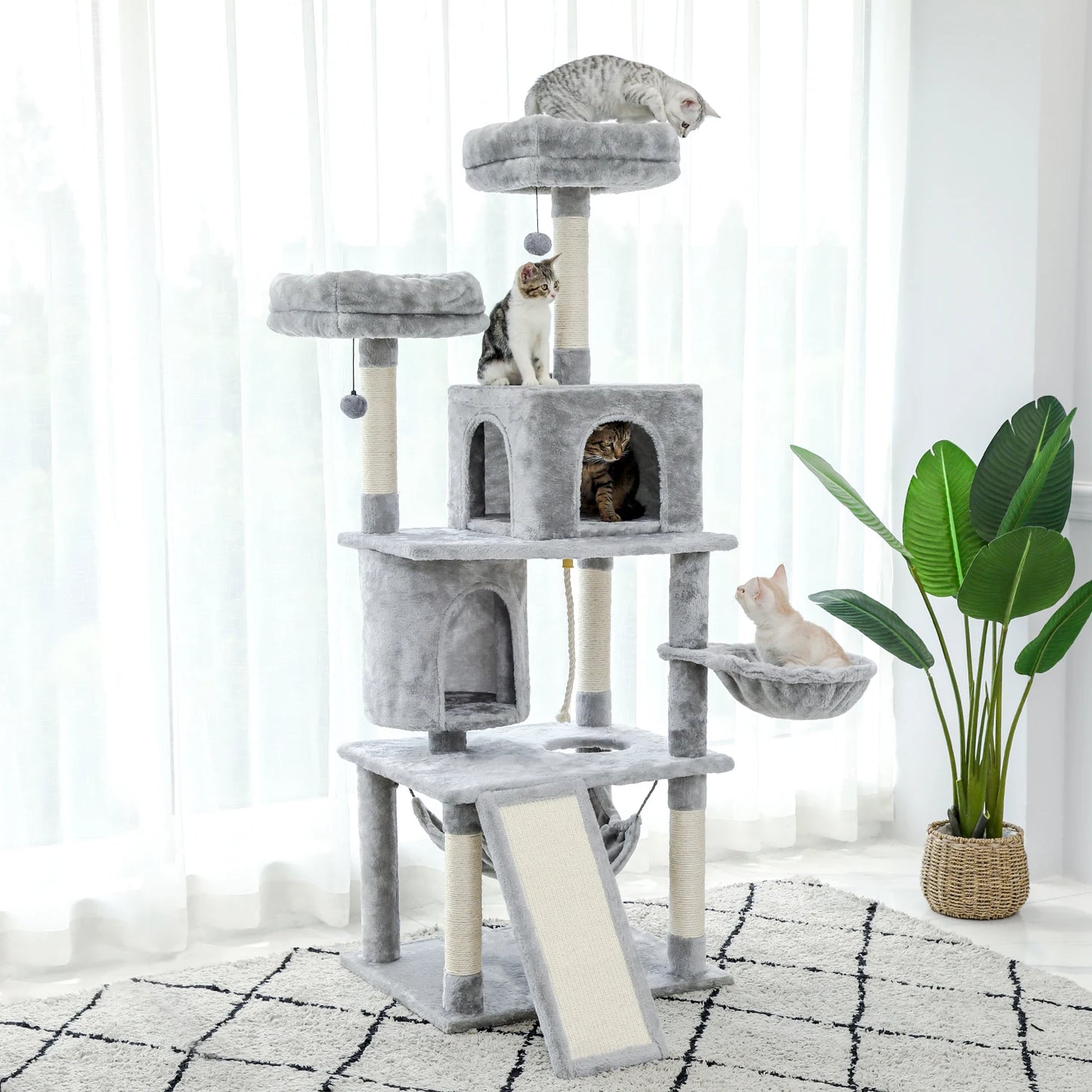 Multi-Level Cat Tree Tower