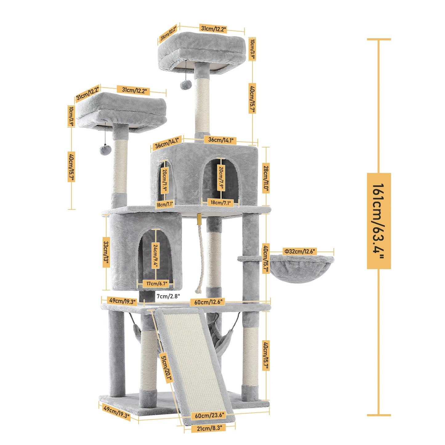 Multi-Level Cat Tree Tower