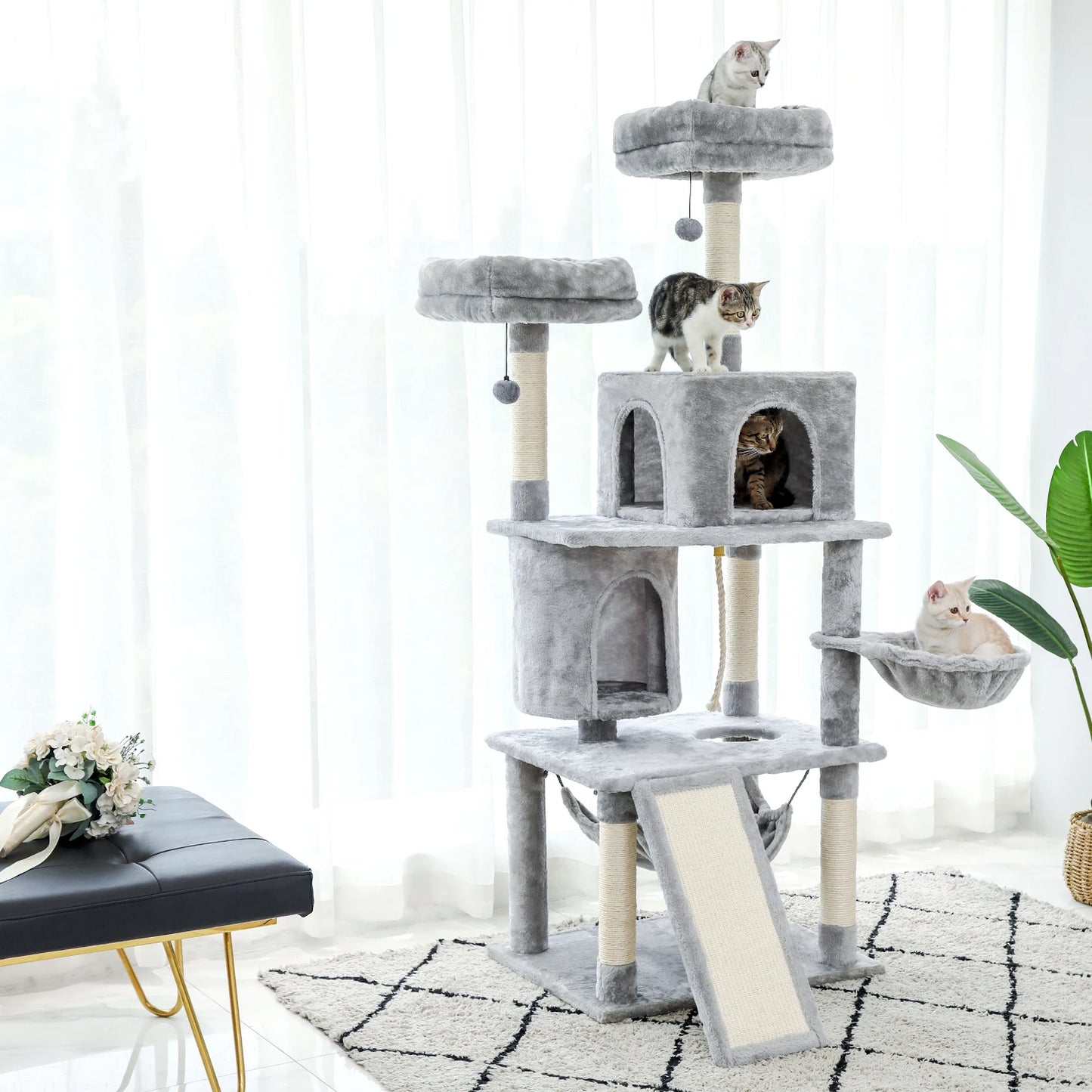 Multi-Level Cat Tree Tower