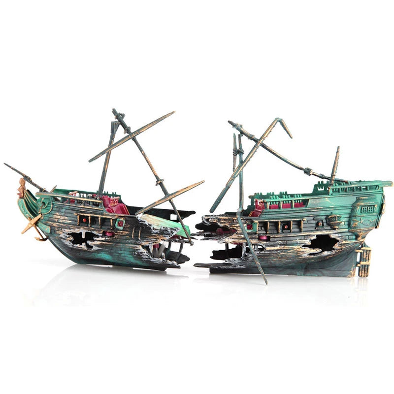 Split ShipWreck Sailing Boat