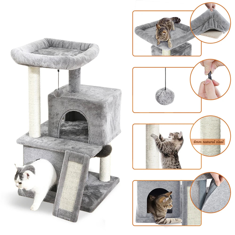 Multi-Level Cat Tree Tower