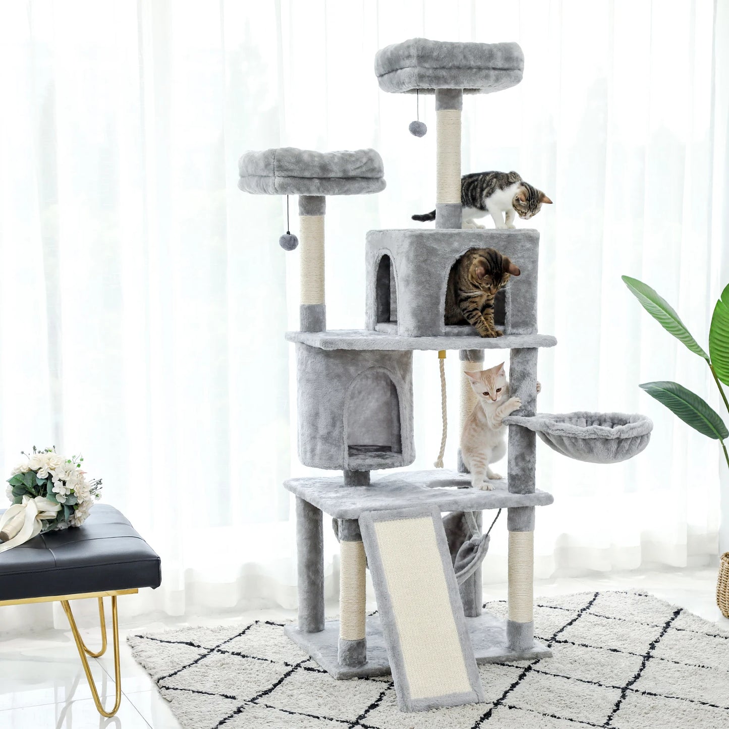 Multi-Level Cat Tree Tower