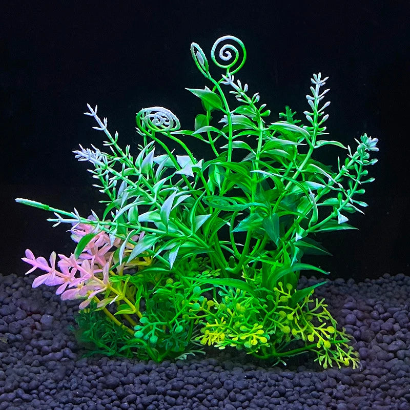 14 Kinds Artificial Aquarium Decor Plants