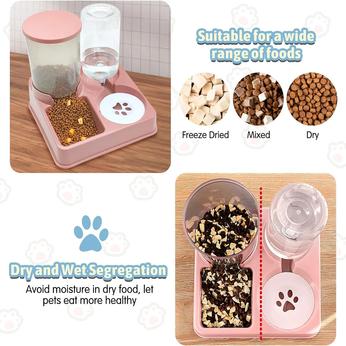 Automatic Cat Feeder Set