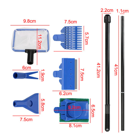 Adjustable  5 in 1 Aquarium Cleaner