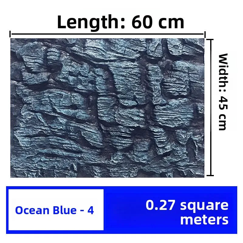 3D Stereo Aquatic Lacape Baund Board Ro Foam Aquarium Fi Tank Decorative Wall Pet Supplies Aquatic Equipment