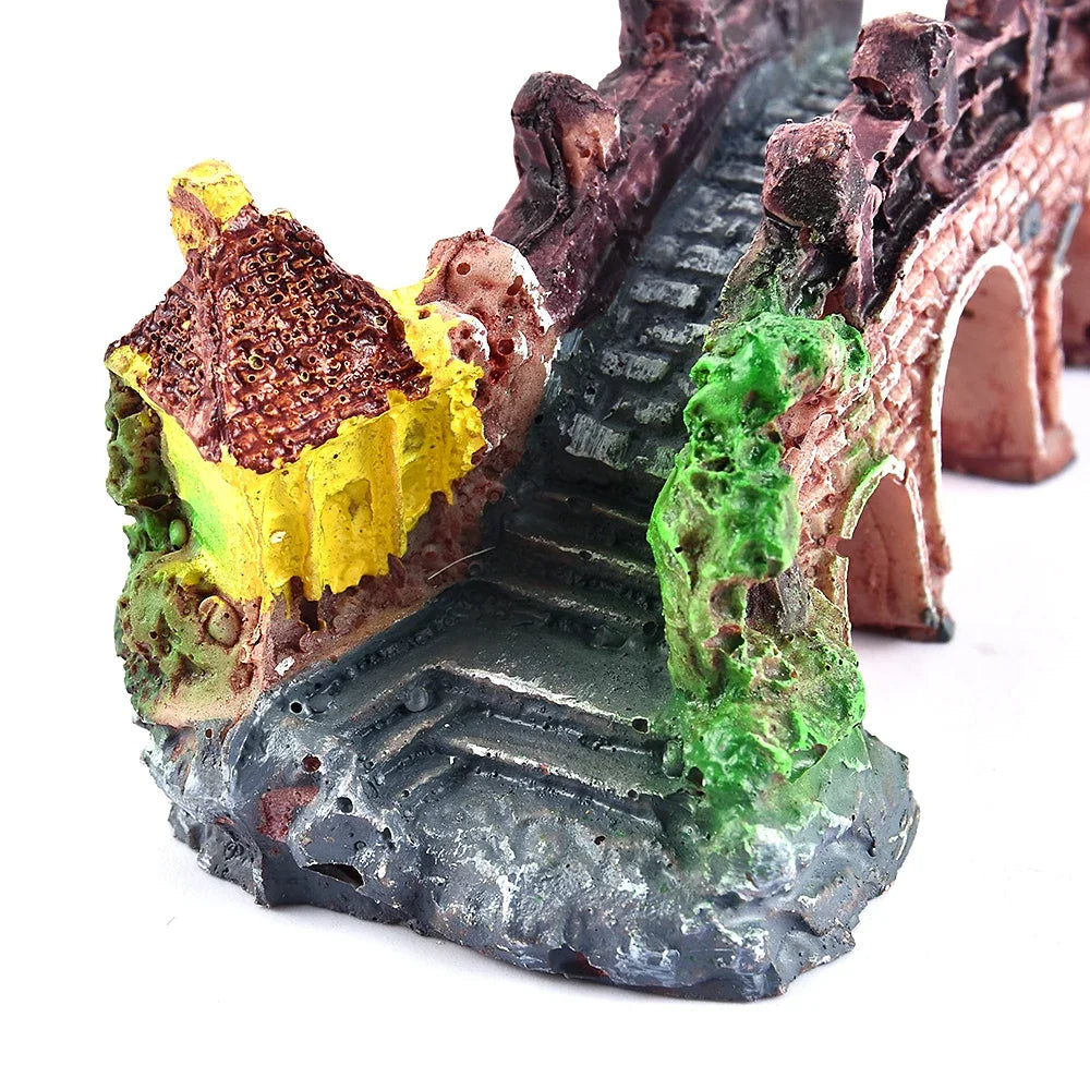 Tiny Rockery Bridge Decoration