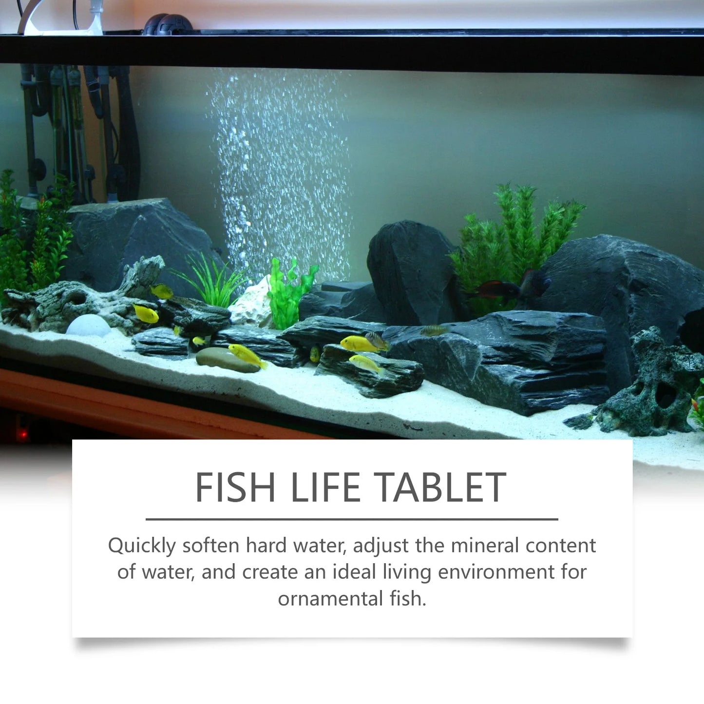 Aquarium Salt for Ornamental Fish,Mineral Enriched pH Stabilizer,Water Softener & Hardness Balancer,Safe for Freshwater Tanks