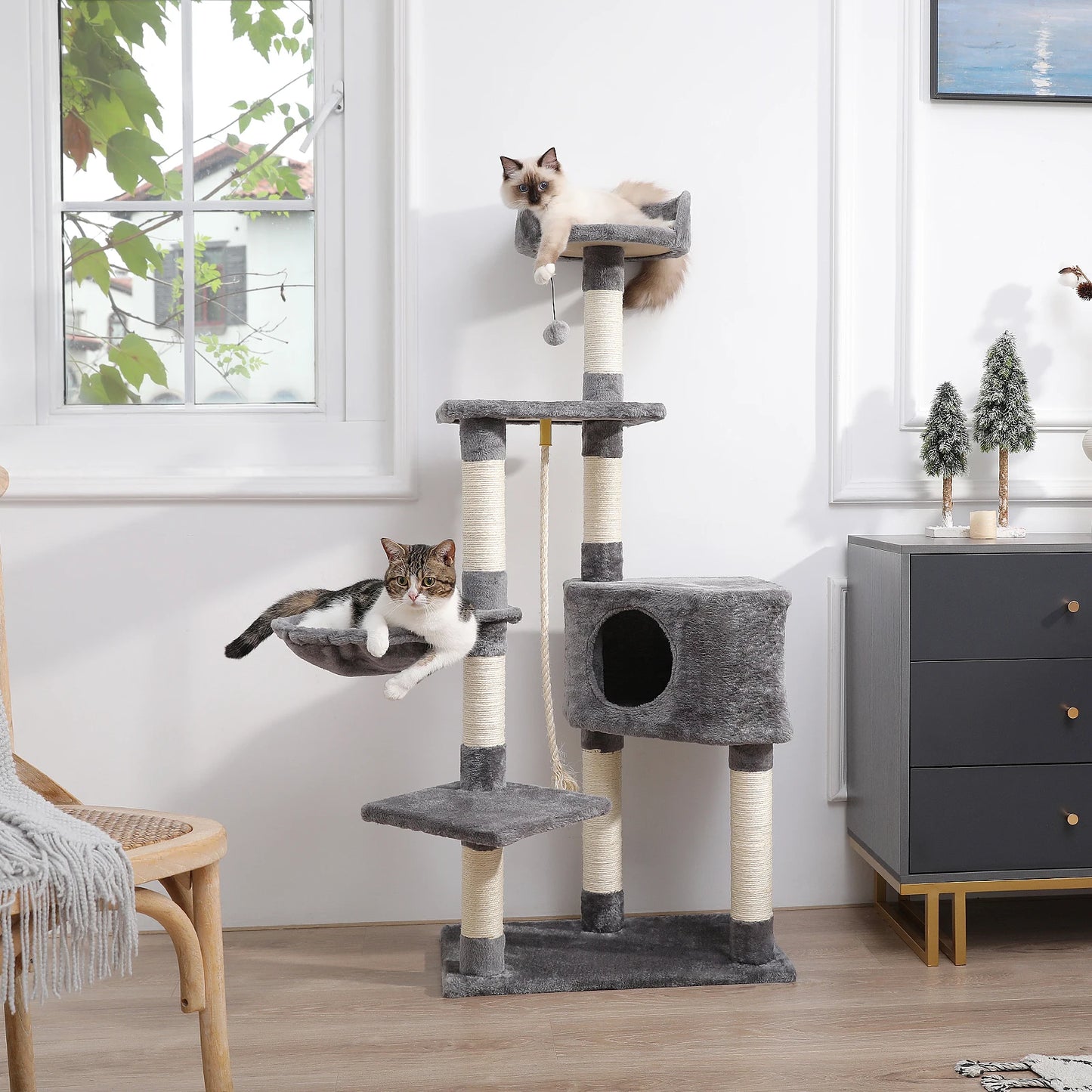 Multi-Level Cat Tree Tower