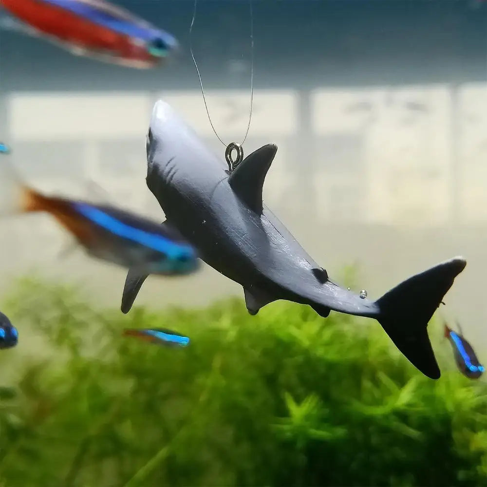 Creative DIY Aquarium Floating Ornaments Aquascape Shark Figurine Decor Fish Tank Craft Undersea Animal Landscaping Decoration