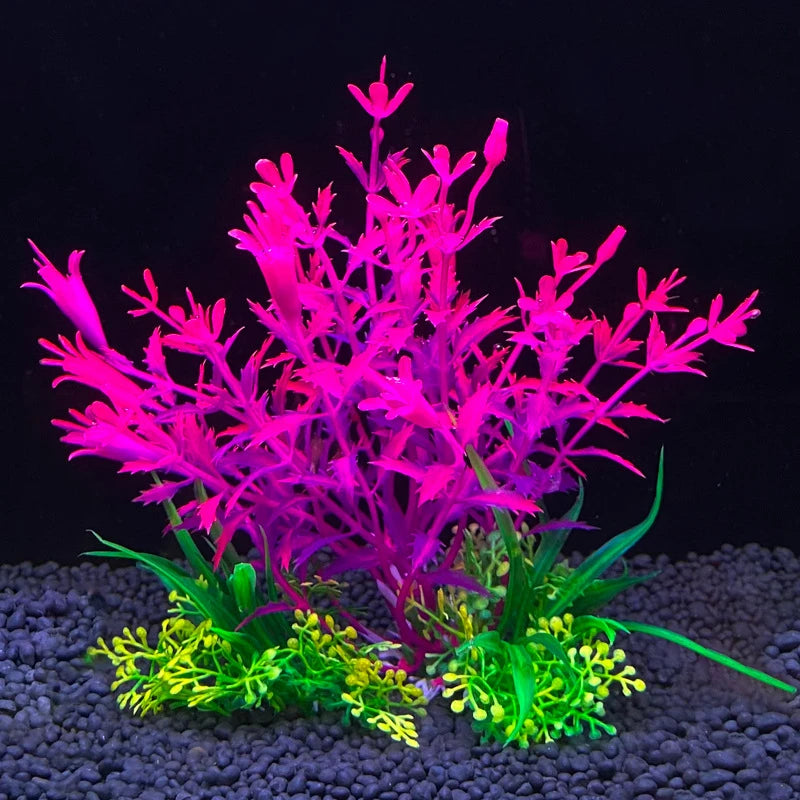 14 Kinds Artificial Aquarium Decor Plants