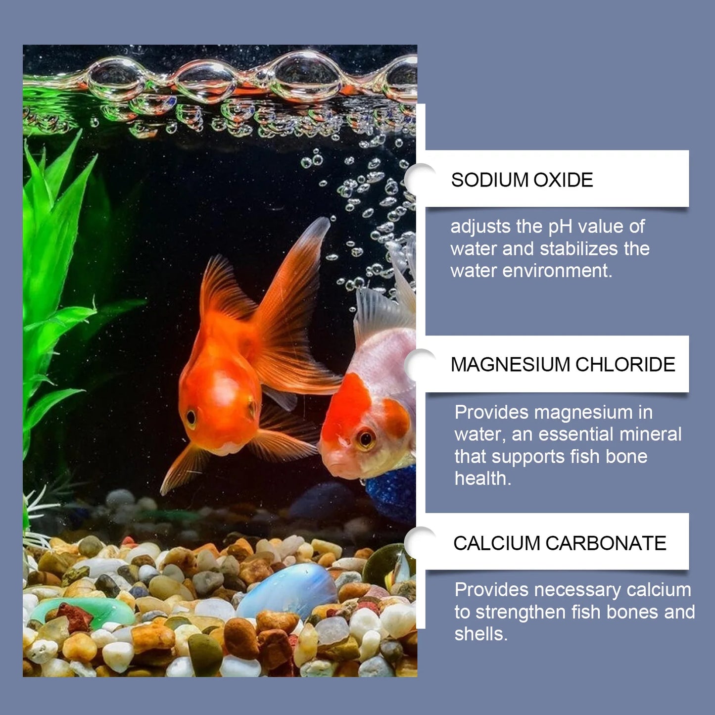 Aquarium Salt for Ornamental Fish,Mineral Enriched pH Stabilizer,Water Softener & Hardness Balancer,Safe for Freshwater Tanks