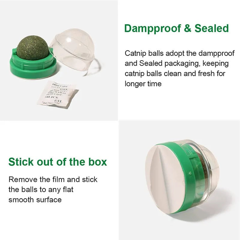 Natural Catnip Stick-on Ball