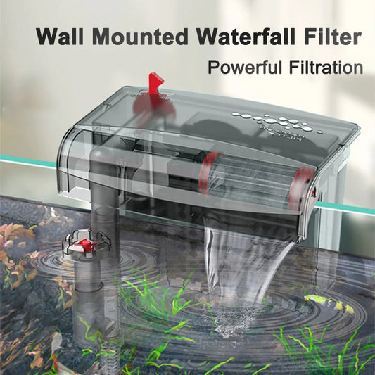 Aquarium Fish Tank Filter 3 in 1 Water Purification Circulation Pump Small Pump Silent Aeration Fish Tank Cleaning