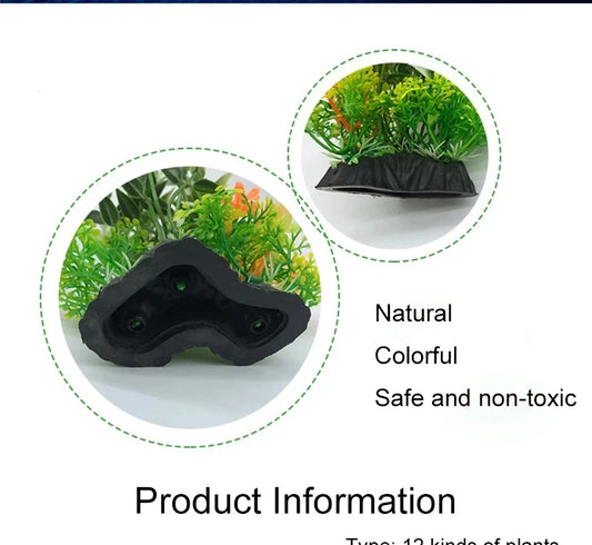 14 Kinds Artificial Aquarium Decor Plants