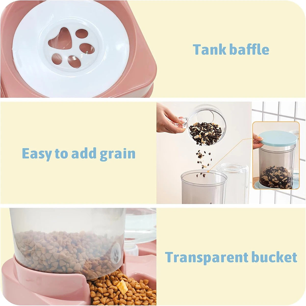Automatic Cat Feeder Set