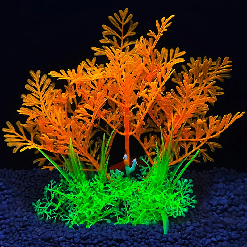 14 Kinds Artificial Aquarium Decor Plants