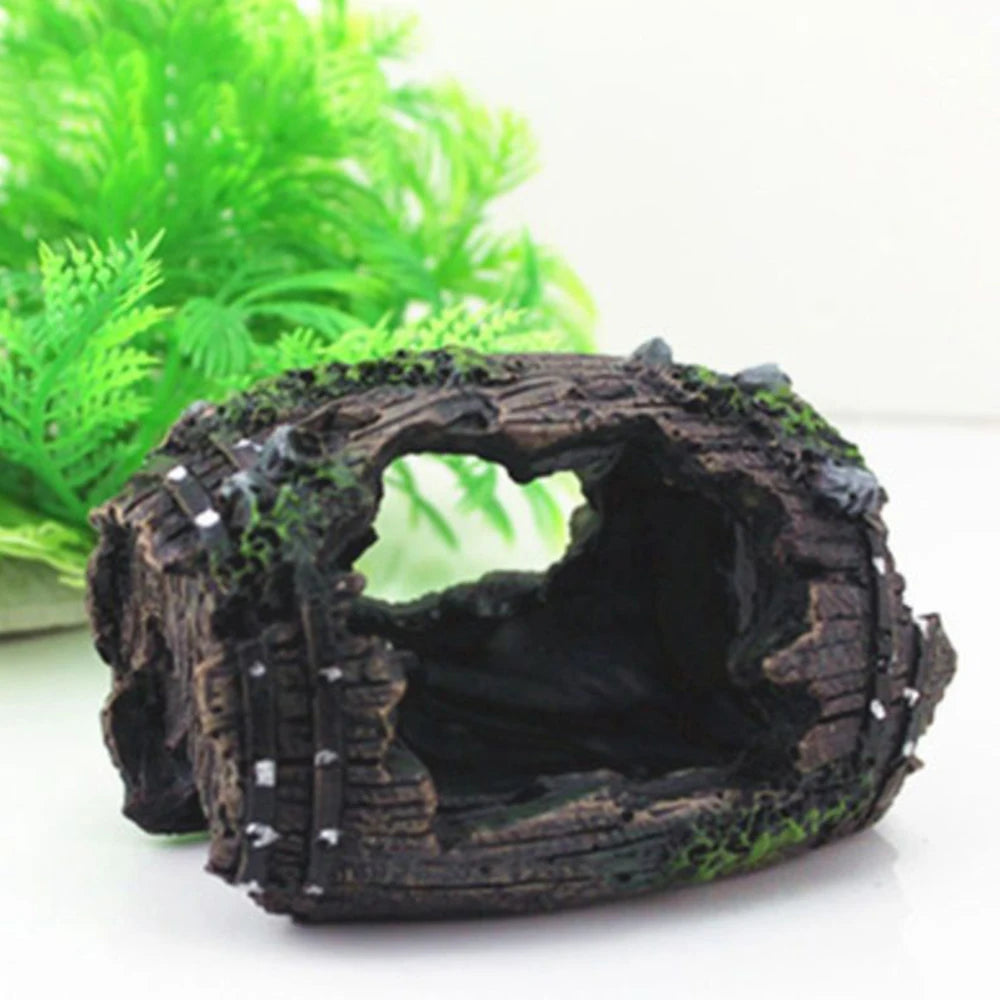 Fish tank escape house resin decoration
