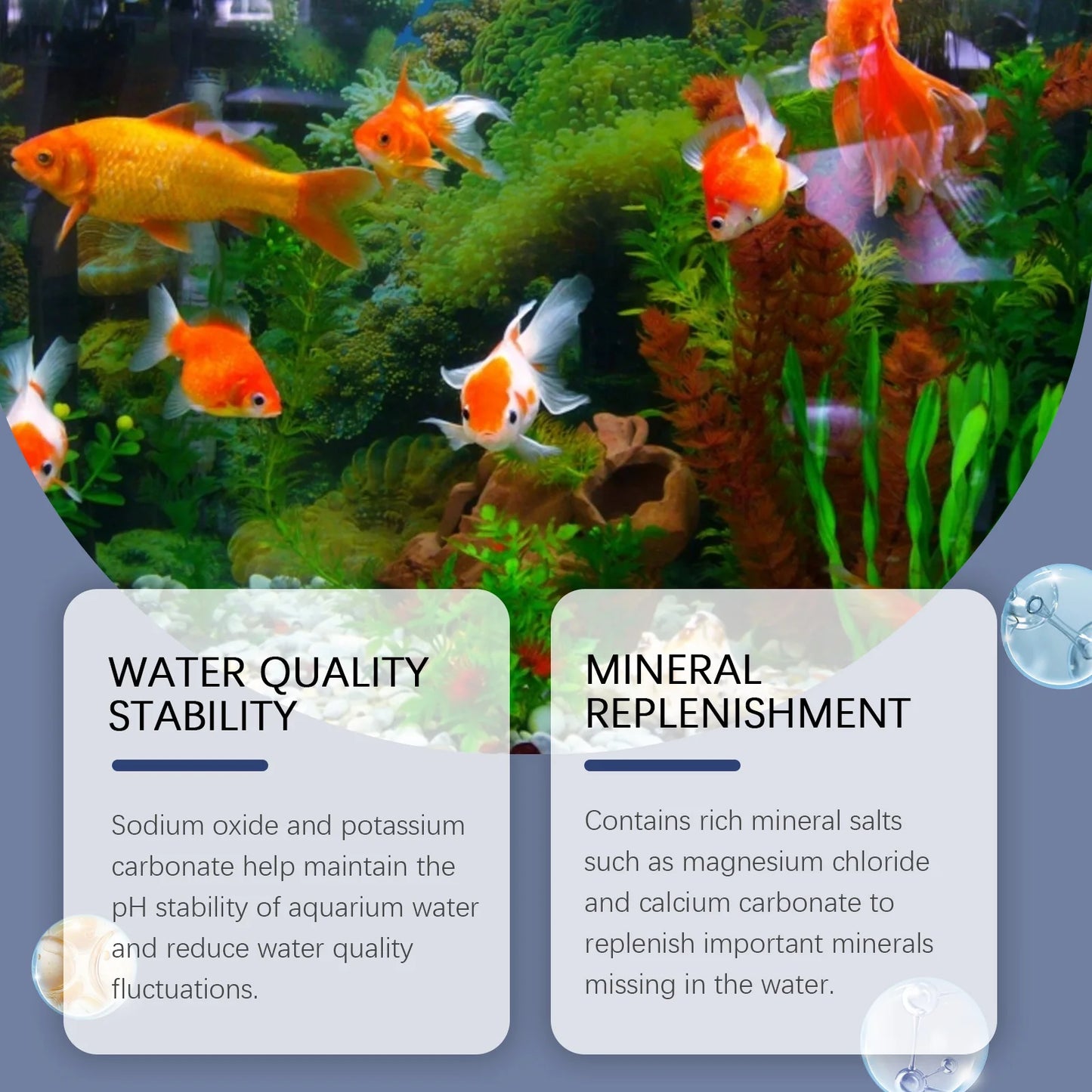 Aquarium Salt for Ornamental Fish,Mineral Enriched pH Stabilizer,Water Softener & Hardness Balancer,Safe for Freshwater Tanks