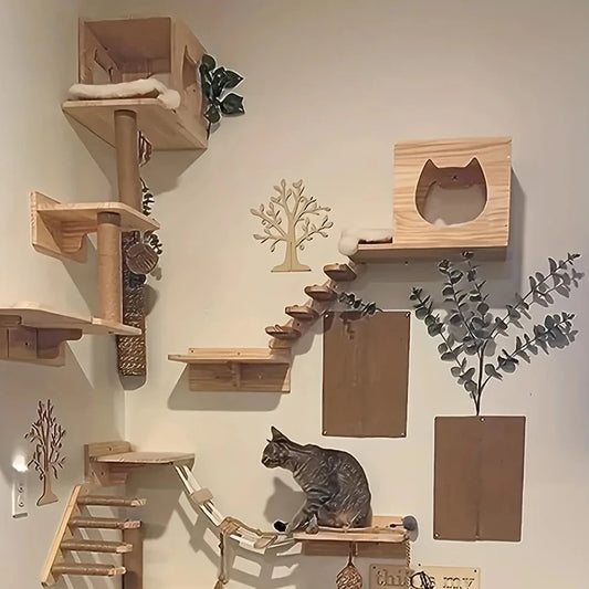Cat Wall Rack Set