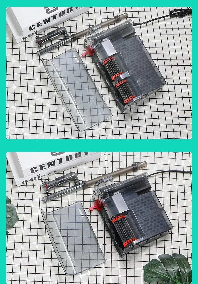 Aquarium Fish Tank Filter 3 in 1 Water Purification Circulation Pump Small Pump Silent Aeration Fish Tank Cleaning