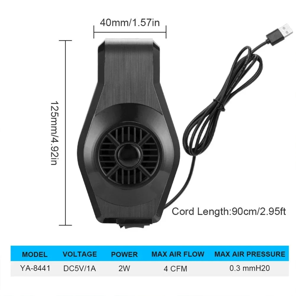 Aquarium Cooling Fan, Chiller with High and Low Gears, Wind Power, Adjustable Clamp, Ultra Thin, Wall Mounting, Fish Tank Fan