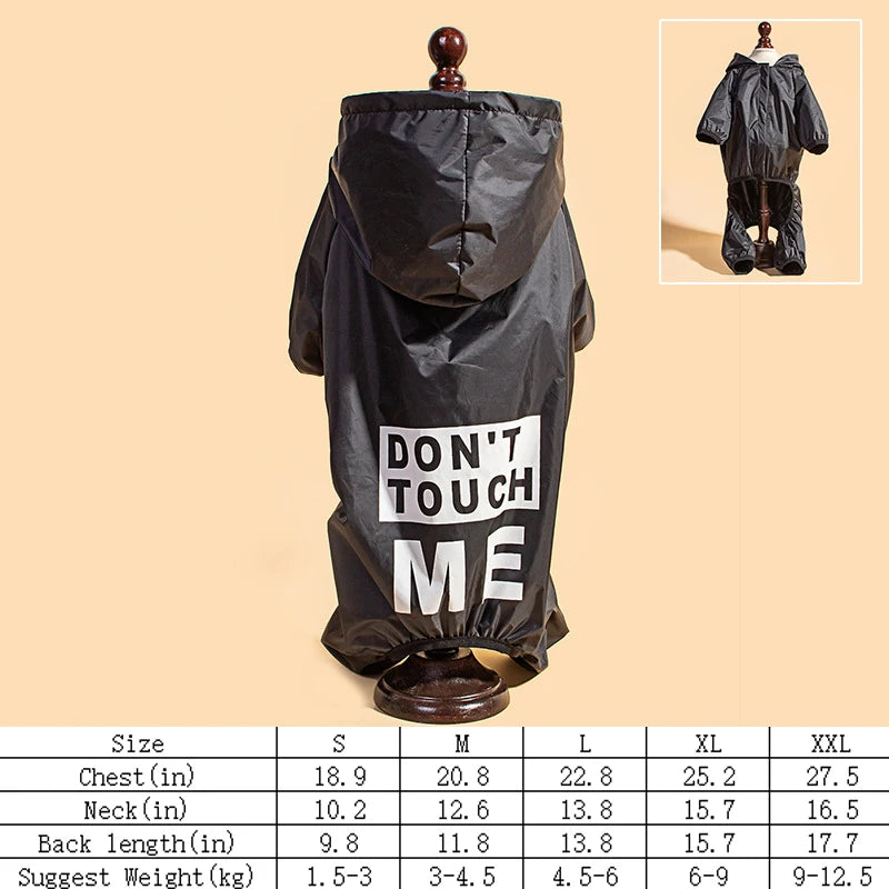Dog Raincoats Four Seasons