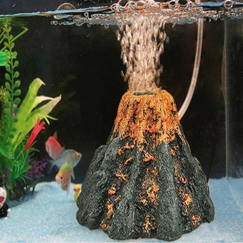 Aquarium  Artificial Volcano