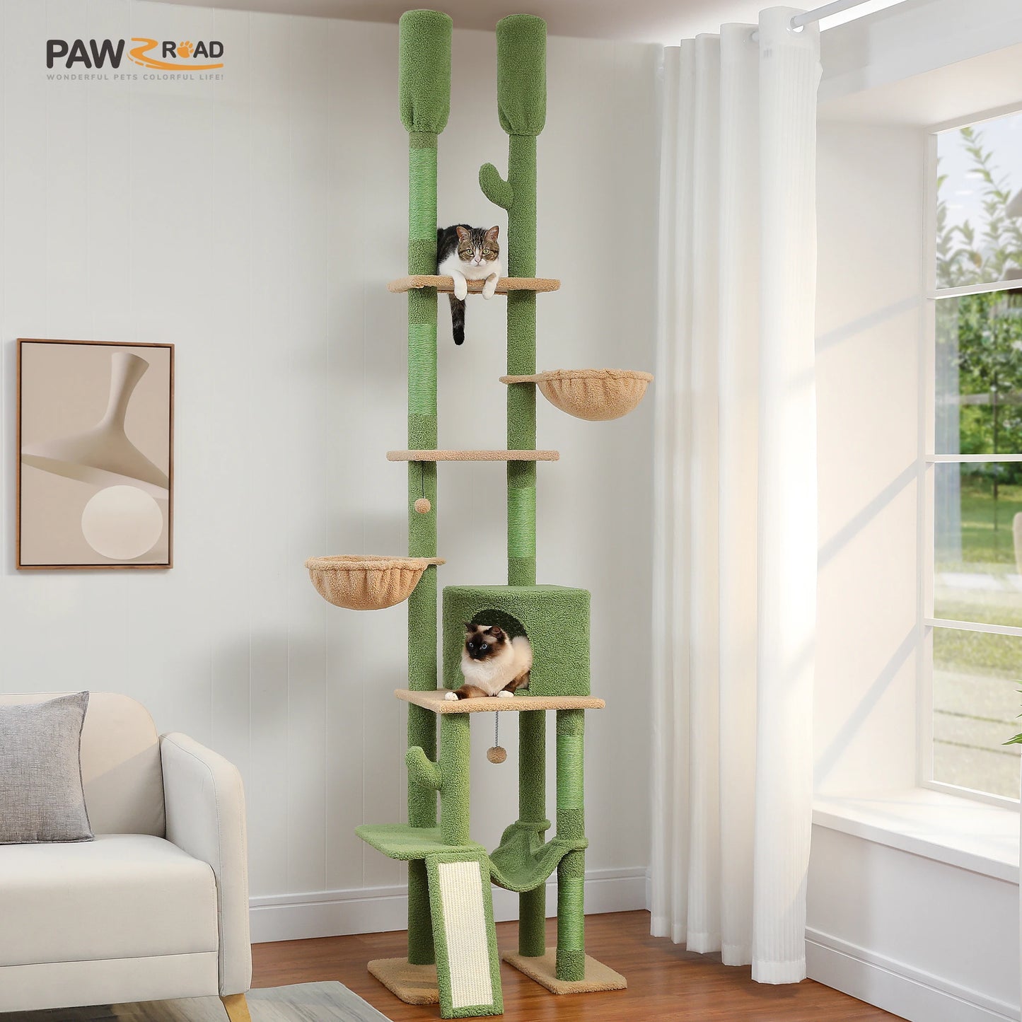 Multi-Level Cat Tree Tower