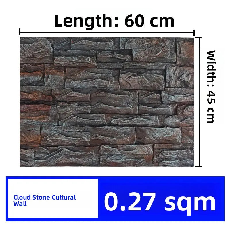 3D Stereo Aquatic Lacape Baund Board Ro Foam Aquarium Fi Tank Decorative Wall Pet Supplies Aquatic Equipment